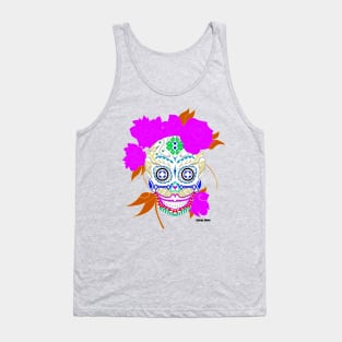 catrina kahlo from day of the dead mandala ecopop Tank Top